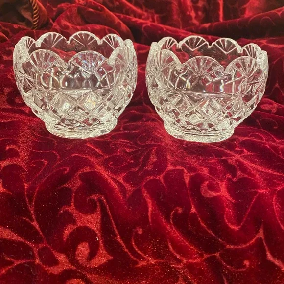 SHANNON CRYSTAL DESIGNS OF IRELAND these gorgeous votive candle holders are new! - Picture 1 of 9